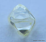 For rough diamond jewelry: 0.54 carat Fancy Yellow beautiful gem diamond