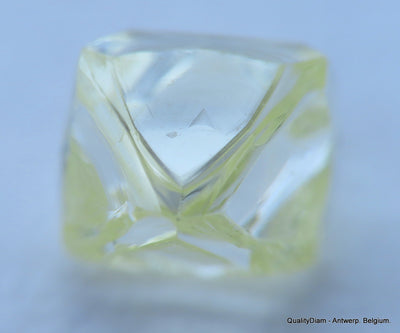 For rough diamond jewelry: 0.54 carat Fancy Yellow beautiful gem diamond