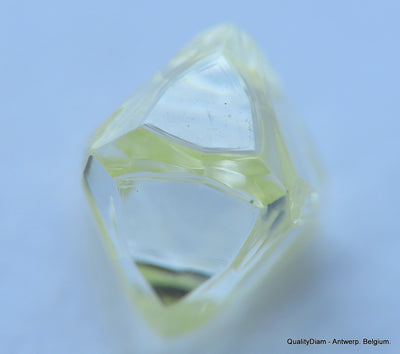 For rough diamond jewelry: 0.54 carat Fancy Yellow beautiful gem diamond