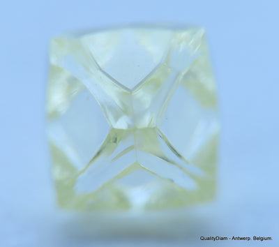 For rough diamond jewelry: 0.54 carat Fancy Yellow beautiful gem diamond