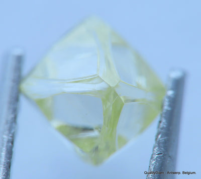 For rough diamond jewelry: 0.54 carat Fancy Yellow beautiful gem diamond