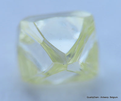 For rough diamond jewelry: 0.54 carat Fancy Yellow beautiful gem diamond