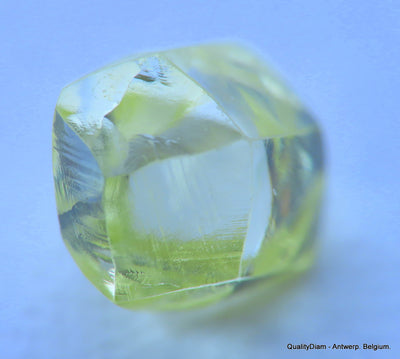 Beautiful diamond intense fancy yellow rare natural diamond mackle