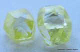 0.62 carats beautiful Intense Fancy Yellow natural diamonds out from diamond mines