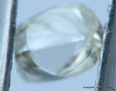 G Flawless beautiful natural diamond out from a diamond mine