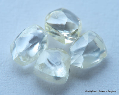 1.60 carats beautiful collection of natural uncut raw diamonds out mines