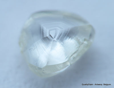 H SI1 natural diamond ideal for uncut diamond jewelry. Out from a diamond mine