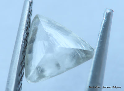 Gemstone - uncut diamond also known as rough diamond out from a diamond mine