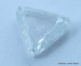 E VVS2 uncut diamond also known as rough diamond out from a diamond mine