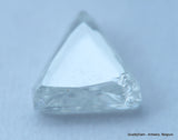 E VVS2 uncut diamond also known as rough diamond out from a diamond mine