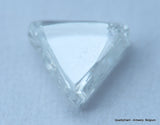 E VVS2 uncut diamond also known as rough diamond out from a diamond mine