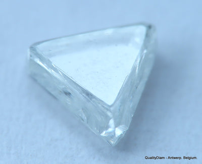 E VVS2 uncut diamond also known as rough diamond out from a diamond mine