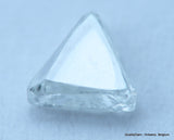 E VVS2 uncut diamond also known as rough diamond out from a diamond mine