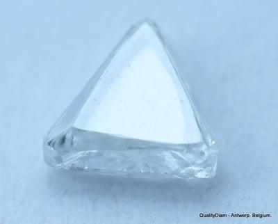 E VVS2 uncut diamond also known as rough diamond out from a diamond mine