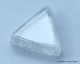 E VS2 uncut diamond also known as rough diamond out from a diamond mine