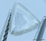 H VVS1 uncut diamond also known as rough diamond out from a diamond mine