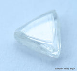 F VVS2 uncut diamond also known as rough diamond out from a diamond mine