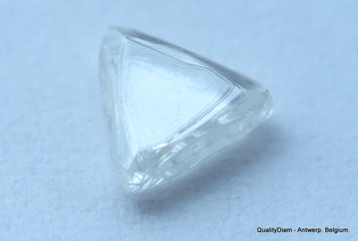 F VVS2 uncut diamond also known as rough diamond out from a diamond mine