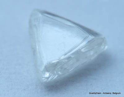 F VVS2 uncut diamond also known as rough diamond out from a diamond mine