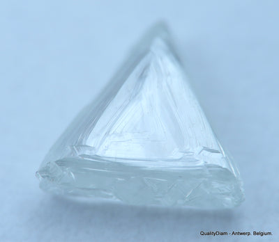 E VS2 uncut diamond also known as rough diamond out from a diamond mine