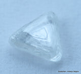 E VVS2 uncut diamond also known as rough diamond out from a diamond mine