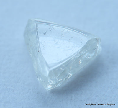 G SI1 uncut diamond also known as rough diamond out from a diamond mine