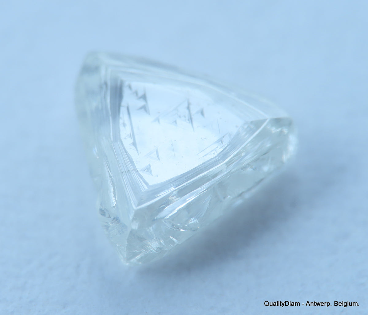 Uncut diamond also known as rough diamond out from a diamond mine ...