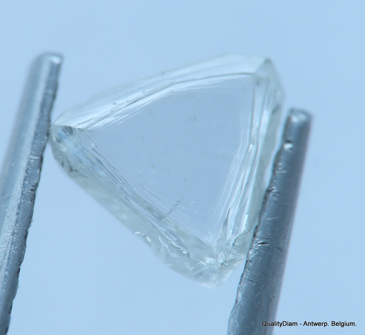 Uncut diamond also known as rough diamond out from a diamond mine ...