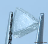 G SI1 uncut diamond also known as rough diamond out from a diamond mine