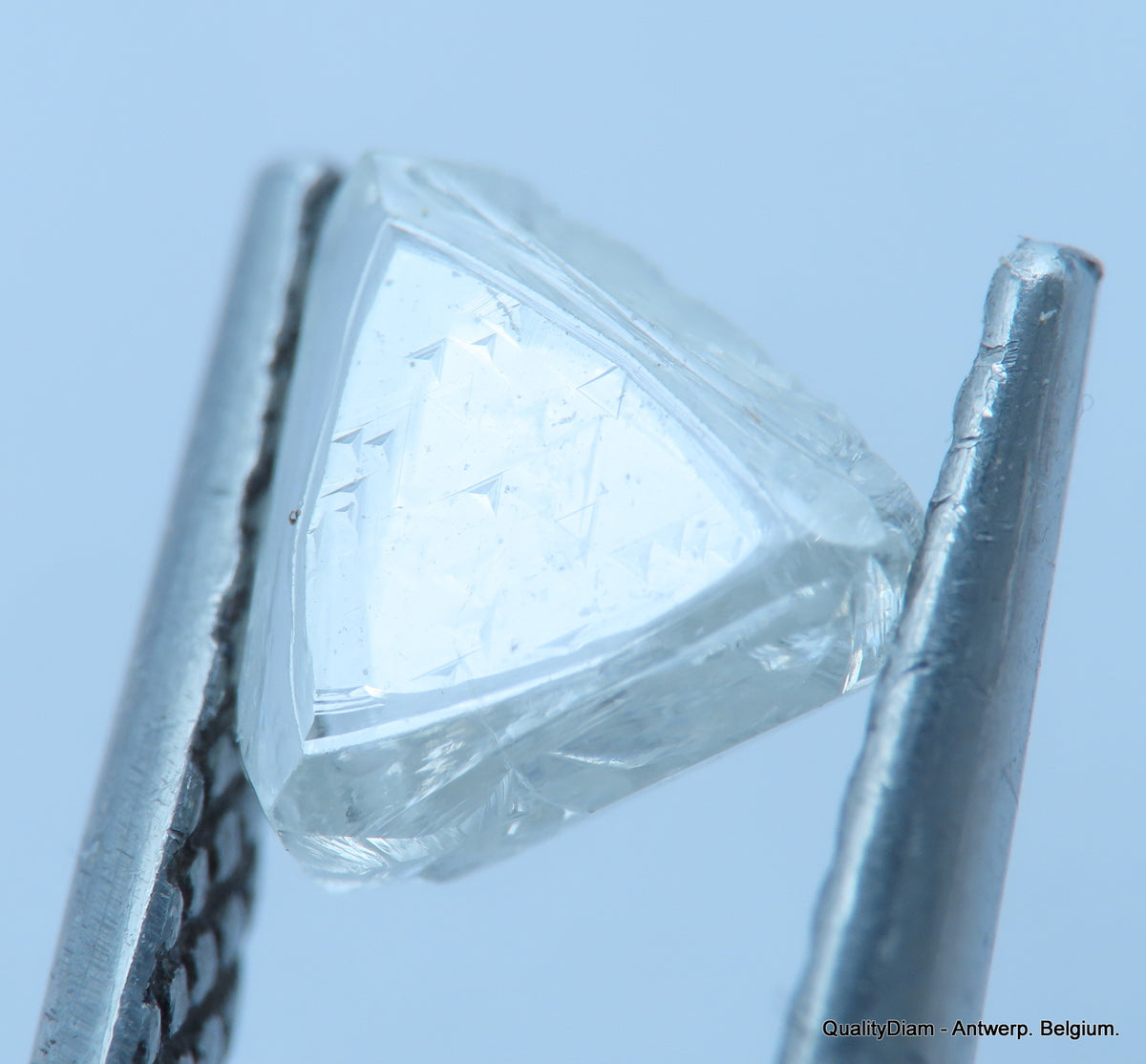 Uncut diamond also known as rough diamond out from a diamond mine ...