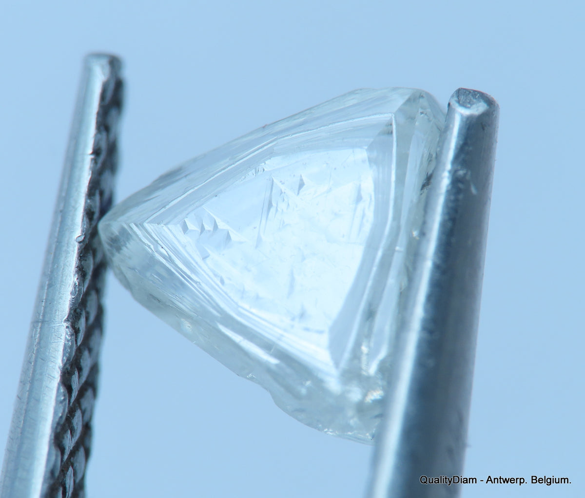 Uncut diamond also known as rough diamond out from a diamond mine ...