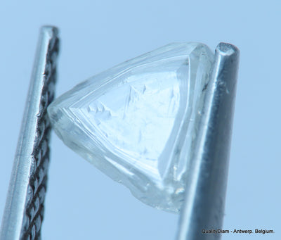 G SI1 uncut diamond also known as rough diamond out from a diamond mine