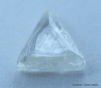 G VS2 uncut diamond also known as rough diamond out from a diamond mine