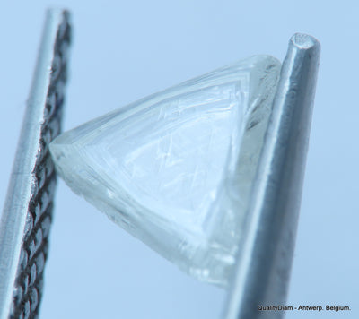 G VS2 uncut diamond also known as rough diamond out from a diamond mine