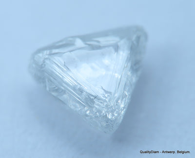 F SI1 uncut diamond also known as rough diamond out from a diamond mine