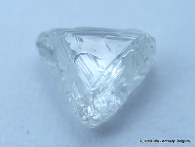 F SI1 uncut diamond also known as rough diamond out from a diamond mine