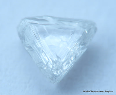 F SI1 uncut diamond also known as rough diamond out from a diamond mine