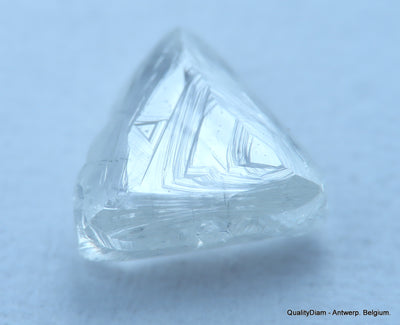 F SI2 uncut diamond also known as rough diamond out from a diamond mine