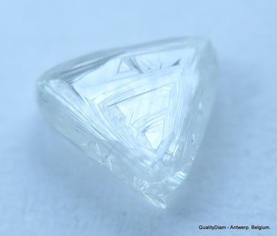 F SI2 uncut diamond also known as rough diamond out from a diamond mine