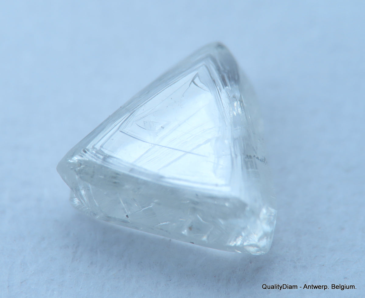 Uncut diamond also known as rough diamond out from a diamond mine ...