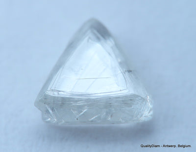 F SI2 uncut diamond also known as rough diamond out from a diamond mine