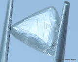 F SI2 uncut diamond also known as rough diamond out from a diamond mine