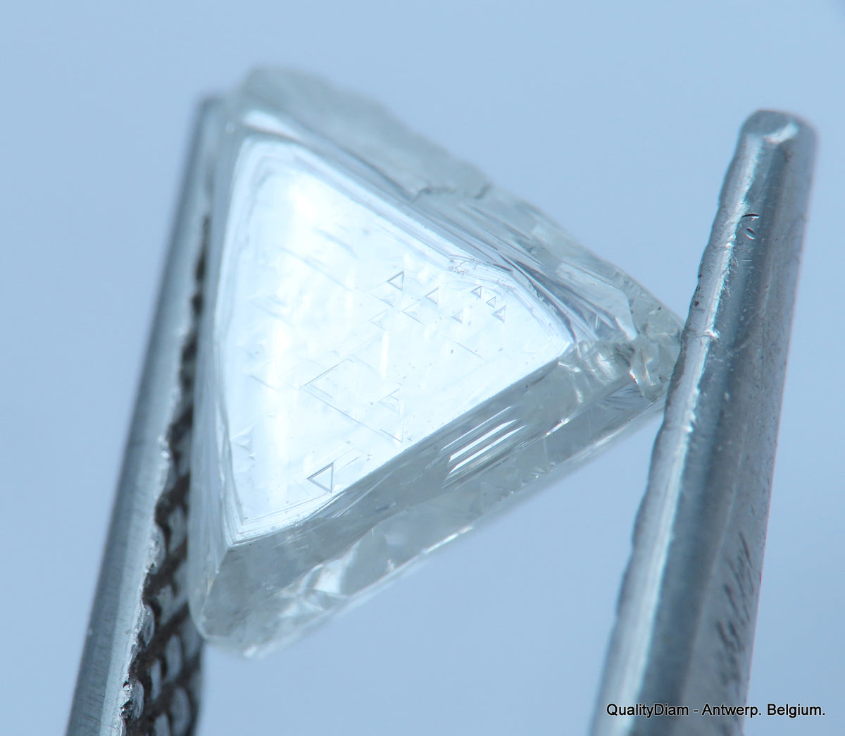 Uncut diamond also known as rough diamond out from a diamond mine ...