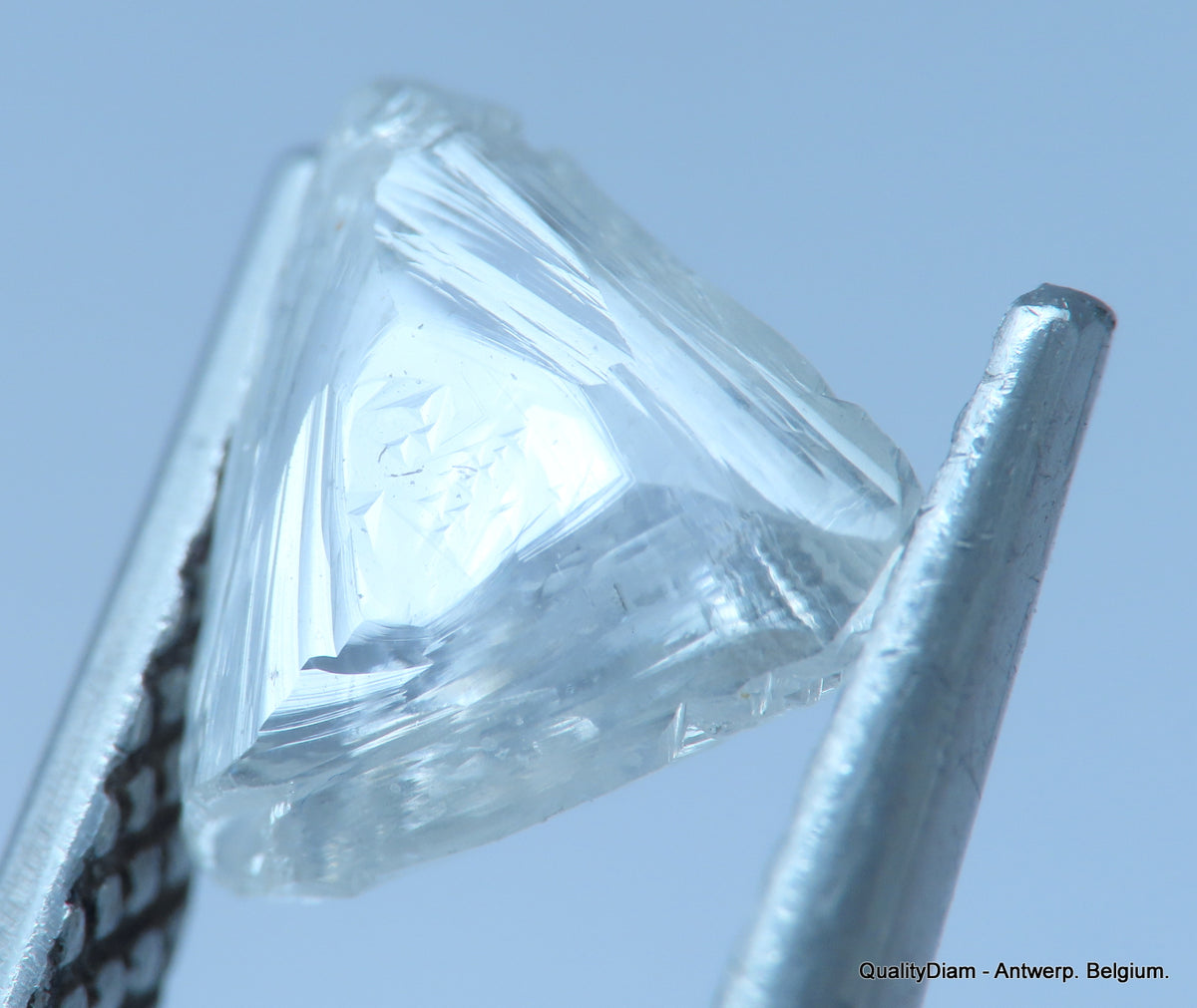 Uncut diamond also known as rough diamond out from a diamond mine ...