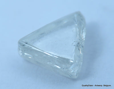 G SI2 uncut diamond also known as rough diamond out from a diamond mine