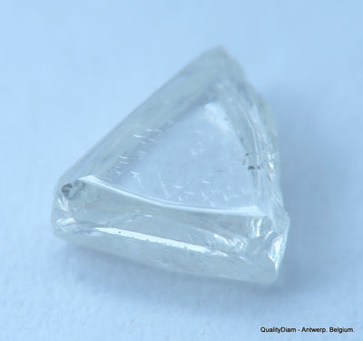 G SI2 uncut diamond also known as rough diamond out from a diamond mine