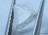 G SI2 uncut diamond also known as rough diamond out from a diamond mine