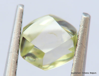 Beautiful diamond intense fancy yellow rare natural diamond mackle