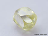 Beautiful diamond intense fancy yellow rare natural diamond mackle