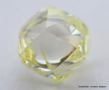 For rough diamond jewelry 0.49 carat Intense Fancy Yellow beautiful gem diamond